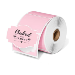 Pastel Yellow Bottle & Jar Product Label 76.2mm x 50.8mm