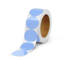 Pastel Blue Thermal Label 69mm Ø