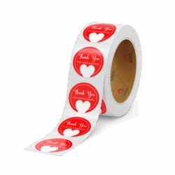 51mm Ø Thank you for your Business - Glossy Colour Label